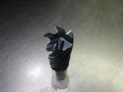 Kyocera/SGS 1" 5 Flute Carbide CR Endmill 1" Shank .010" R 38881 (LOC2180)