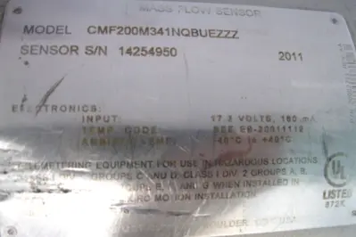USED Micromotion CMF200 M341NQBUEZZZ