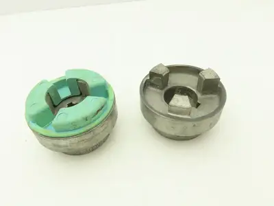 Magnaloy 400 Flex Coupling Hub Aluminum 1-5/8x1" Bore 	3/8x1/4" Keyways Set