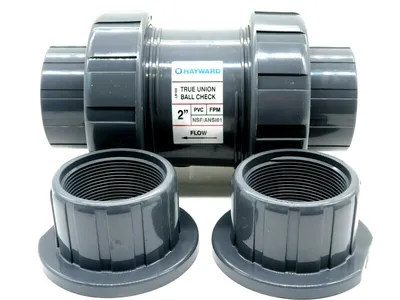NEW HAYWARD 5AAP8 2" PVC BALL CHECK NSF/ANSI61