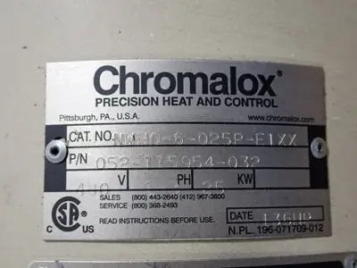 USED CHROMALOX NWH06025PF1XX