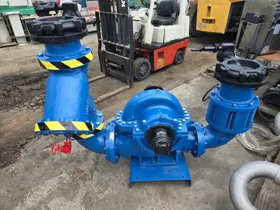 1550 GPM @ 135' PACO / Grundfos, 8" centrifugal water pump, w/ valves and traps