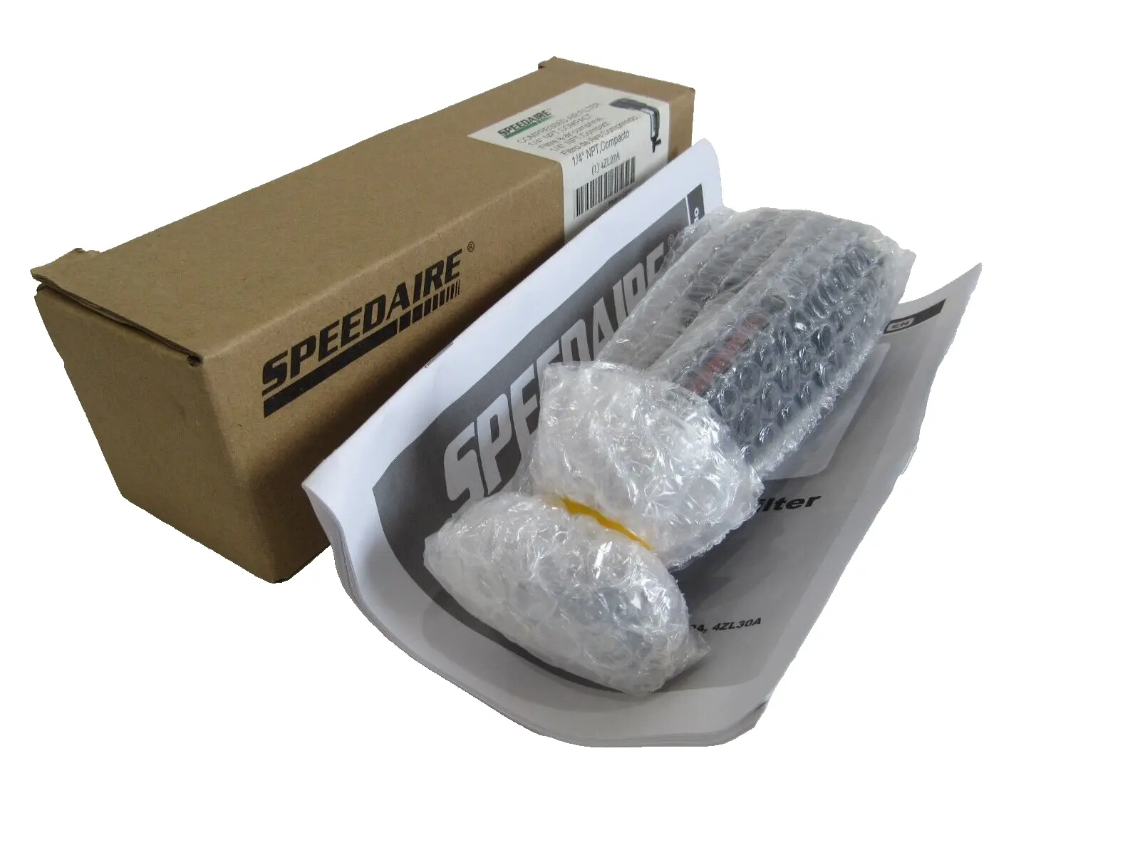 NEW SPEEDAIRE 4ZL27A COMPRESSED AIR FILTER 1/4"
