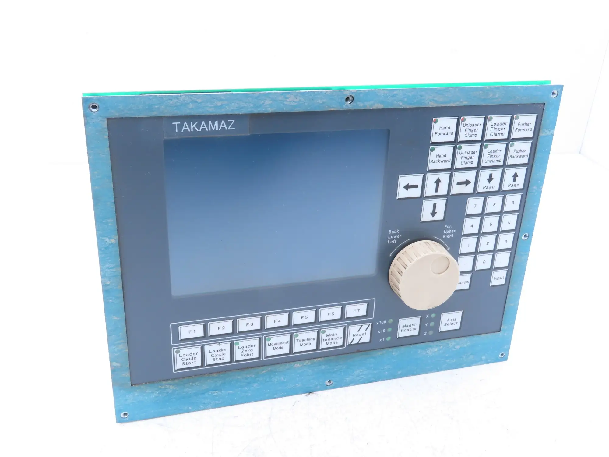 Takamaz TACS-13-5B CNC HMI Controller Panel Push Button W/Pulse Generator