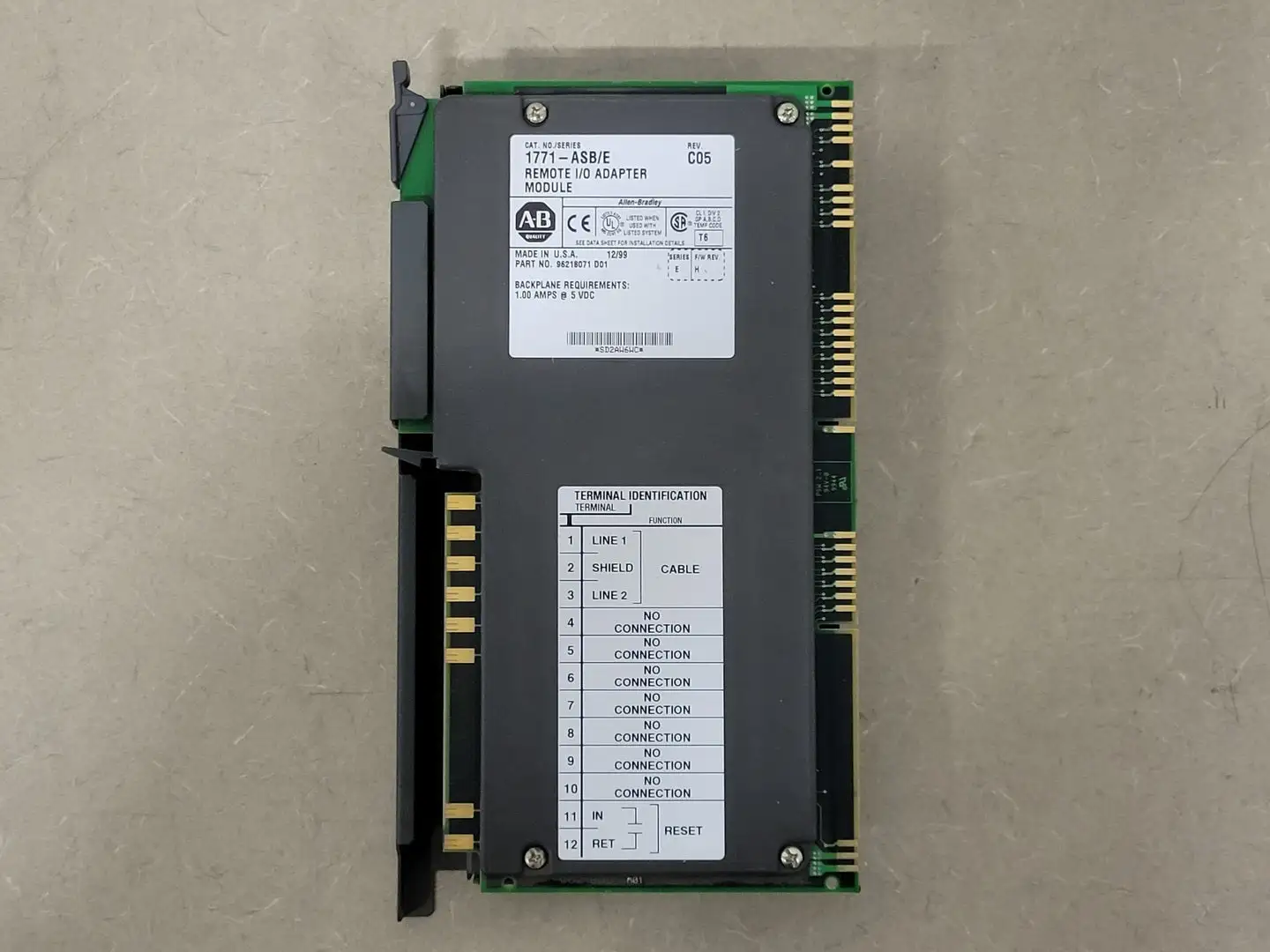 New | in-Stock ALLEN BRADLEY 1771-ASB/E Misc Electrical & Power Parts British Columbia CA | Lenmark #1439822