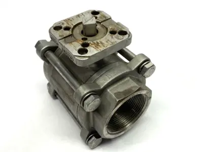 Industrial Stainless Steel Ball Valve 2" 1.4408 PN63 DN50 F05/F07 - Used