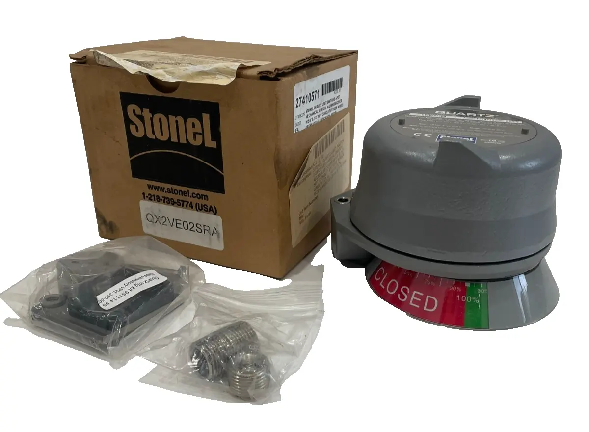 NEW STONEL CORP. QX2VE02SRA VALVE MONITOR MECHANICAL SWITCH