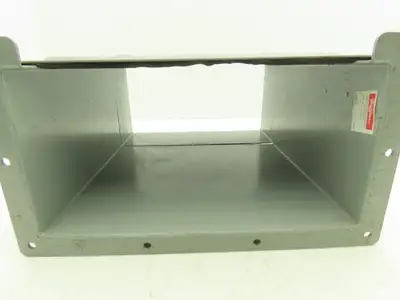 Hoffman F-126LXL Lay-In Wireway 12"x6" Cutoff Fitting 9"-15" Nema 12
