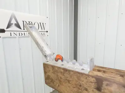 Sackett 4000Lb Forklift Battery Lifter Beam 24-42" Adj Width Hooks