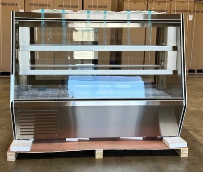 171-0019 72” Fresh Meat & Seafood Self Contained Full Service Display Cooler
