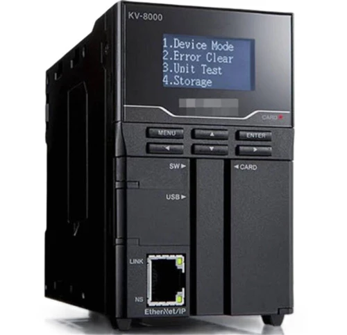 Keyence KV-8000 Programmable Logic Controller w/ Built-In Operation Recorder [Refurbished]