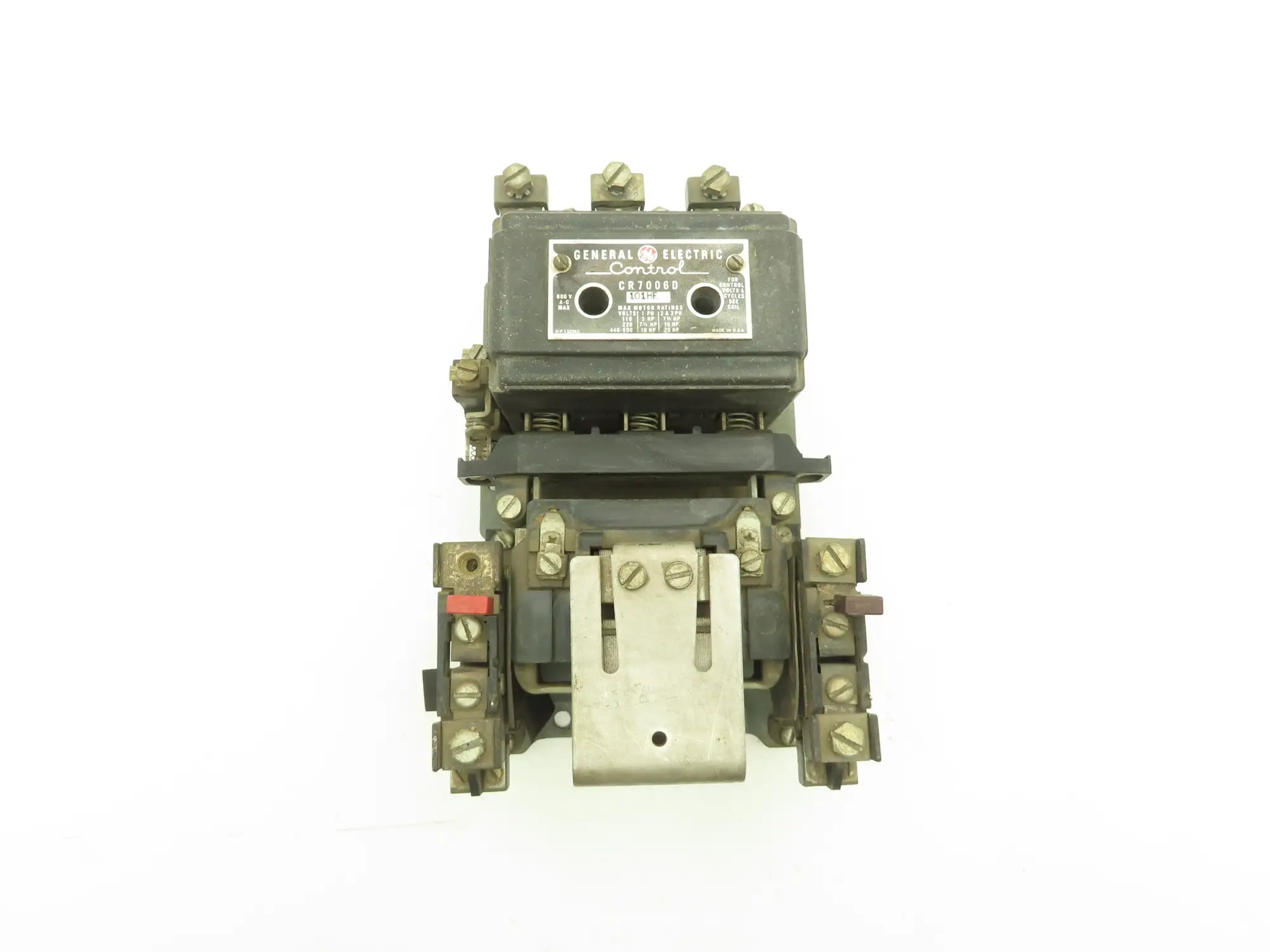 General Electric CR7006D 101HE Motor Starter Contactor 25Hp 600VAC
