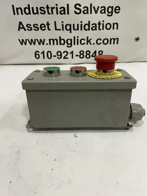 Start/Stop E-Stop 3 Button Pushbutton Enclosure Control Station