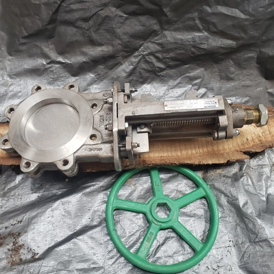 Rovalve 6" 150# Stainless Steel Knife Gate Valve, Hand Wheel Operated, New Storeroom Spare