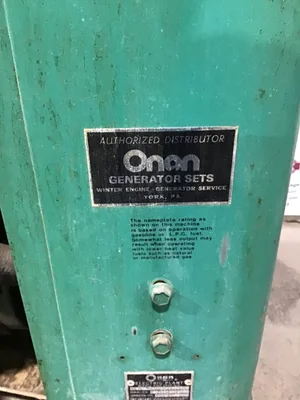 Onan 15.ORJC-4R31/25027AC Generator Set