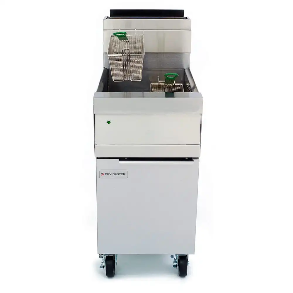 Frymaster HD150G Gas Fryer - (1) 50 Lb Vat, Floor Model, Natural Gas