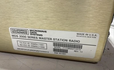 USED California Microwave 2131BNAD12S10