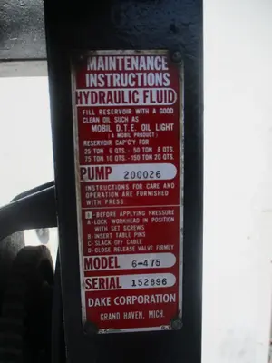 USED DAKE 6-475