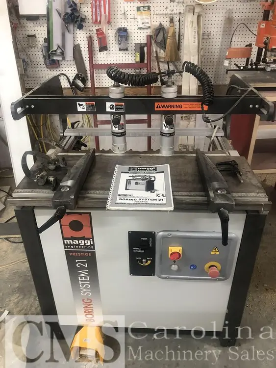 Used 2014 MAGGI SYSTEM 21 BORING MACHINE Woodworking Horizontal Boring Machines North Carolina US | CAROLINA MACHINERY SALES #450805