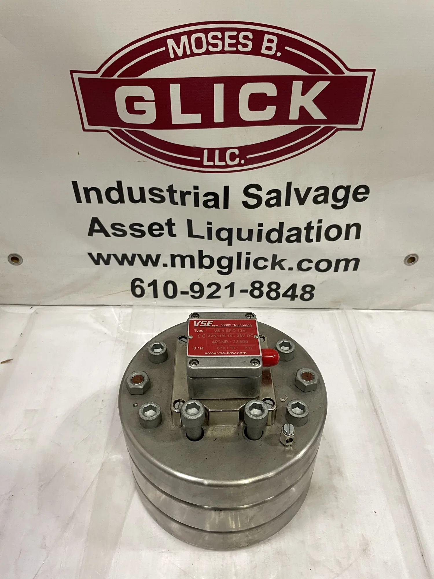 VSE VS 4 EPO 12V-32N11/6 Positive Displacement Gear Flowmeter 10-28VDC