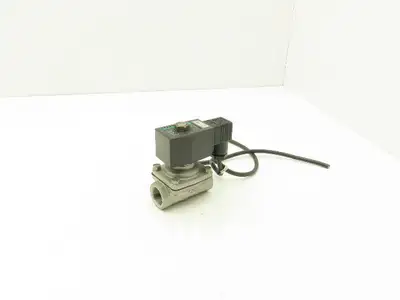 CKD ADK11-20A Stainless Solenoid Valve 3/4"NPT 24VDC