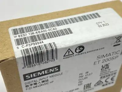 NEW SIEMENS SIMATIC ET 200SP DIGITAL INPUT MODULE 24VDC