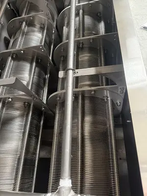 NEW NWI JX302 VOLUTE PRESS SLUDGE DEWATERING SYSTEM W/  POLYMER  DOSING UNIT MFG 26