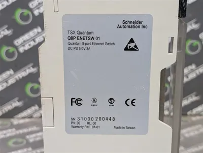 Schneider 140 Q8PENETSW01 TSX Quantum 8-port Ethernet Switch Module Used