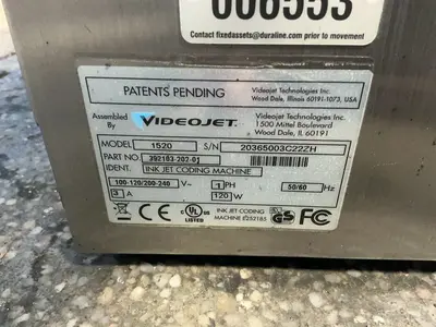 Used VIDEOJET 1520 Engravers Ohio US | HGR 24 #1471962