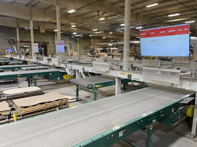Weinig Optisaw System with Luxscan Combiscan and 3 Opticut 450 Quantum