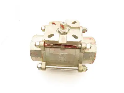 Sharpe CF8M Stainless Ball Valve 4" NPT Threaded Full Port 600psi Series 13