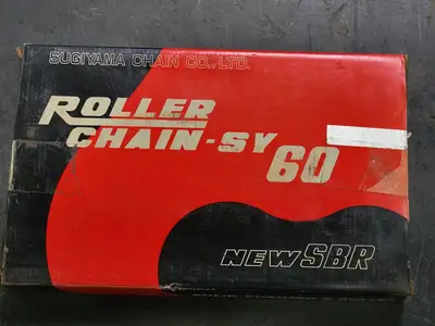 Riveted Roller Chain ANSI 60, 10FT, 3/4" Pitch