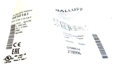 NEW BALLUFF BES 516-113-S4-C INDUCTIVE SENSOR BES516113S4C