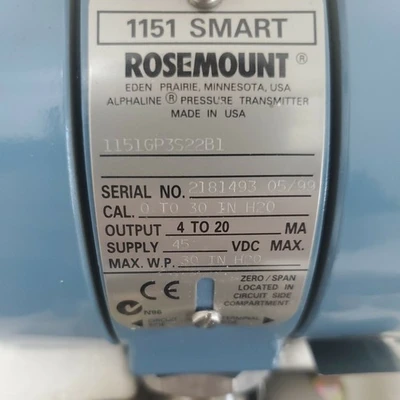 NEW Rosemount 1151GP3S22B1
