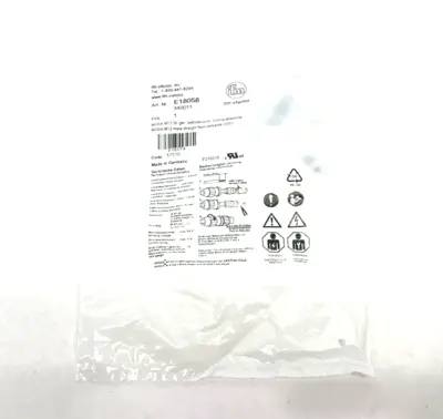 New | in-Stock ifm A-Coded Field Wireable Plug Connector M12 4-pin SSTGH040MSSFKPG Disconnects Michigan US | Maverick Industrial Sales #1391612