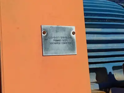 Conveyor System Assembly w/25 HP, 575 Volts Electric Motor