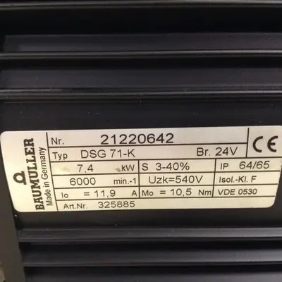 USED BAUMULLER DSG 71-K