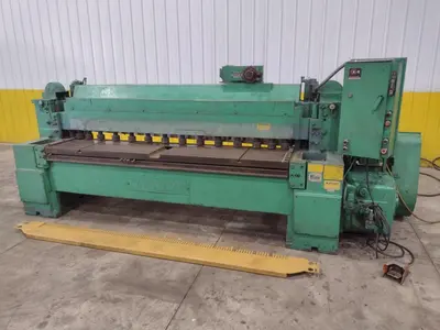8' X 1/4" WYSONG MODEL #825 MECHANICAL POWER SQUARING SHEAR: STOCK #23635