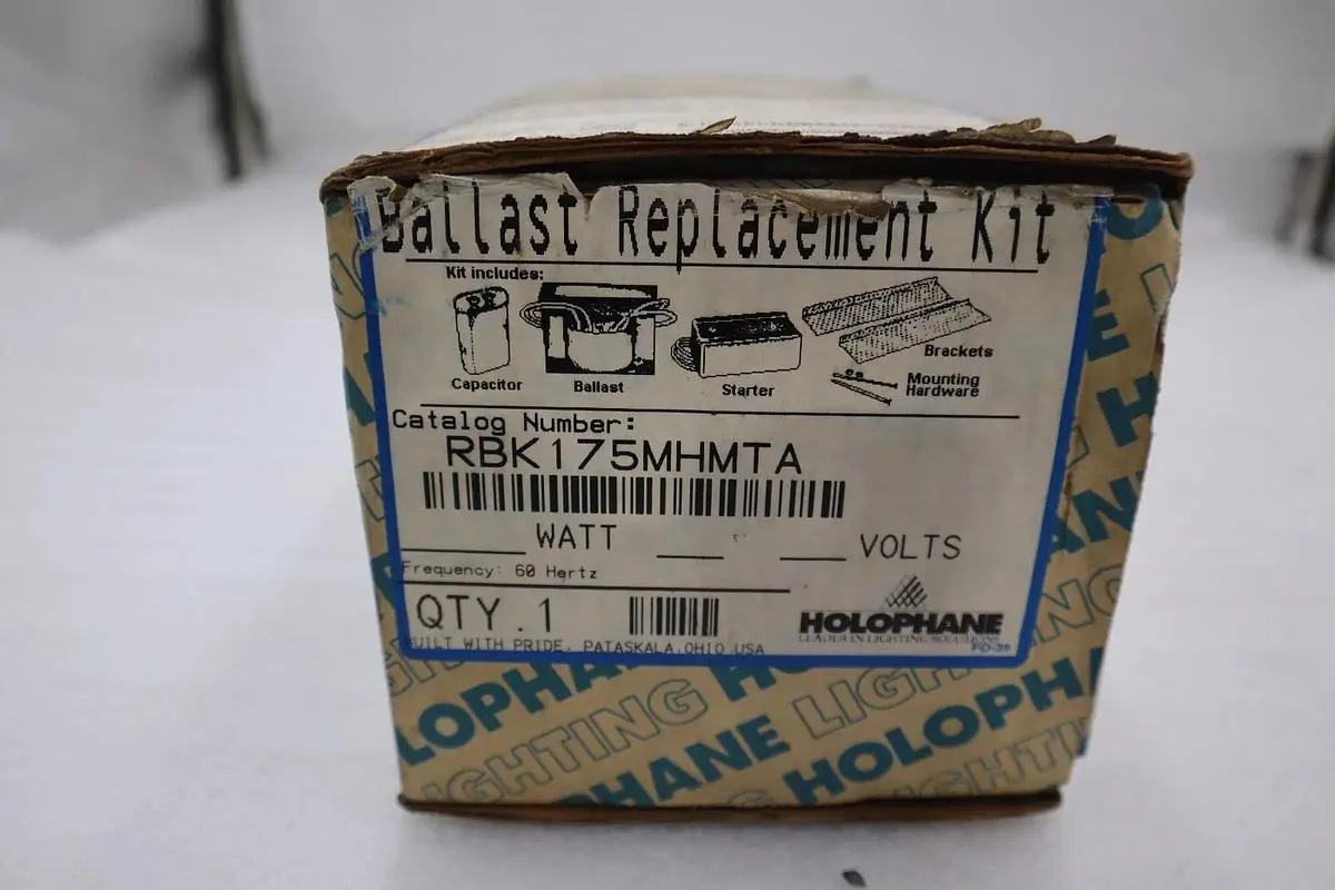 NEW Holophane RBK175MHMTA Ballast Replacment Kit STOCK 4529