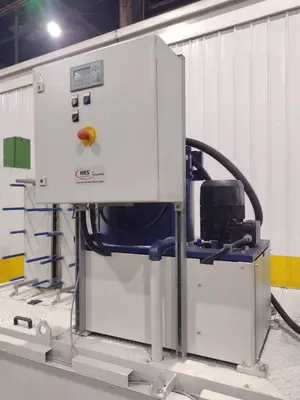 30 GPM ZYKLOMAT MODEL #AKBF-R CONTINUOUS FILTER COOLANT SYSTEM, WITH DRAG-OUT & TURBO-HKS CENTRIFUGE SEPERATOR: YOBRO #24734