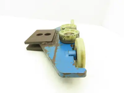 Gorbel Workstation Bridge Crane Hoist Push Trolley Welded Plate 14-3/8"L