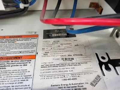 Full Voltage Non-Reversing MCC Bucket Size 2