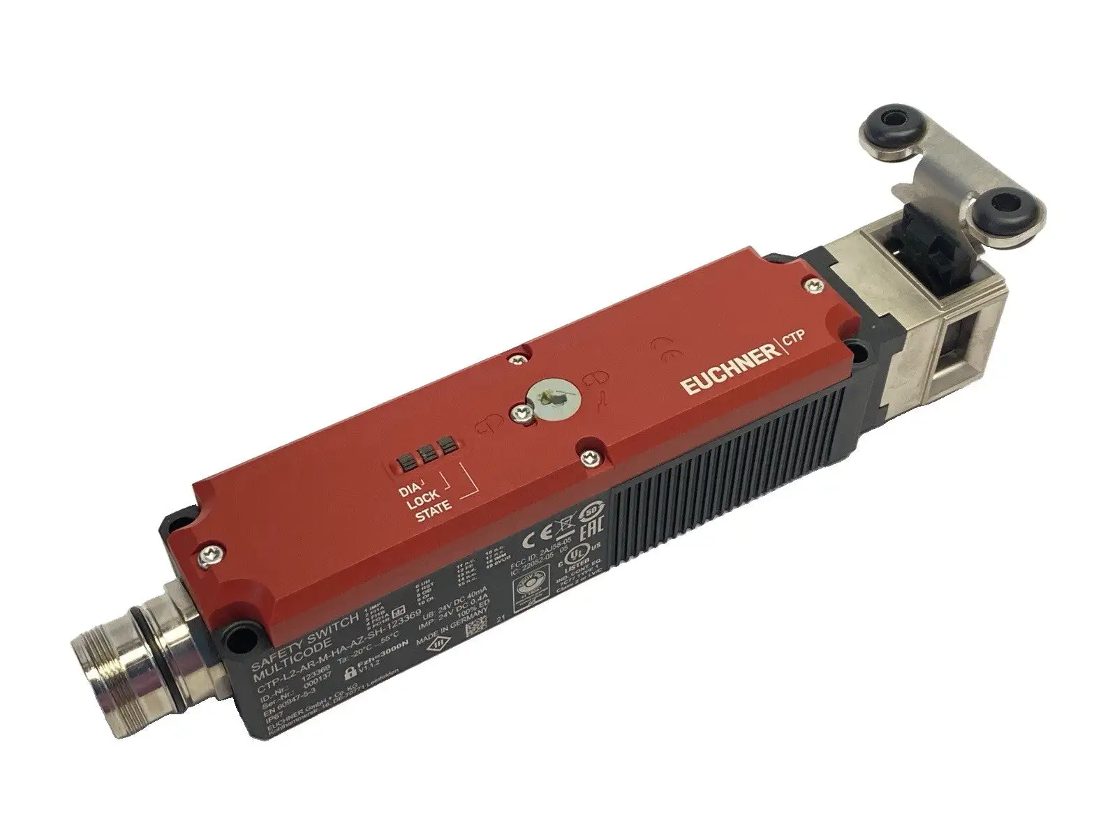 Used EUCHNER TRANSPONDER-CODED INTERLOCK SAFETY SWITCH Relays & Switches | Maverick Industrial Sales #1111073