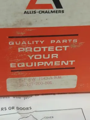 New | in-Stock ALLIS-CHALMERS 25-107-200-801 Miscellaneous Equipment (Electrical & Power) | Surplus Asset Holdings #1201817