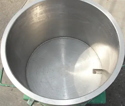 SPC6795  Mixer and Blender 125 gallon Ross change can Stainless Steel 39.25" inside diameter 31.5" inside height