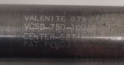 USED VALENITE VCSB-750-100AR