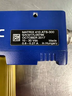 Datalogic Matrix 410 ATS-300 10-30Vdc 0.8-0.27A 218441 (5.4.2)