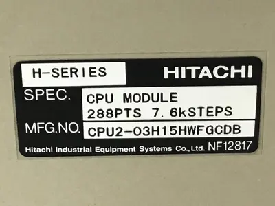 USED HITACHI CPU2-03H