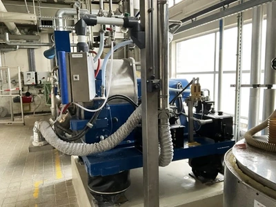 Krettek ProCent P 63 B Pilot horizontal peeler centrifuge, 316L SS.