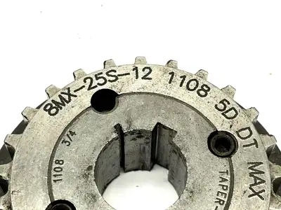 8MX-25S-12 1108 5D DT | Gates Taper-Lock  Poly Chain Sprocket - Used